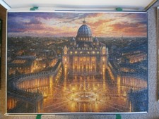 Vatican Sunset. 1000 piece jigsaw .Thomas Kinkade. Complete. Premium Quality 