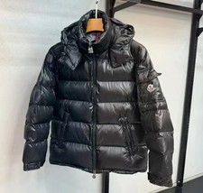 Moncler Maya Jacket Hooded Down Quilted Warm Coat Mens Size XL