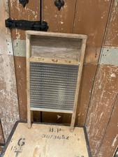 Vintage Antique Washboard Clothes Line Traditional Rustic Farmhouse Aesthetic