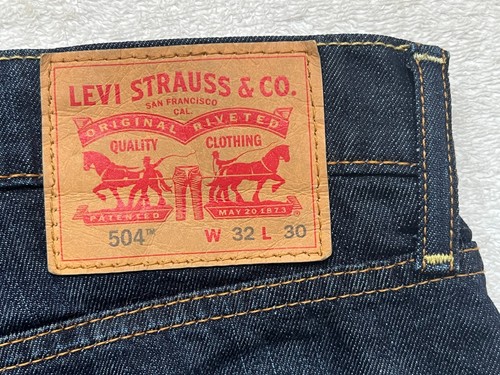 Levi 504 denim blue - levi's,