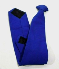 Ex Police Clip On Tie Blue