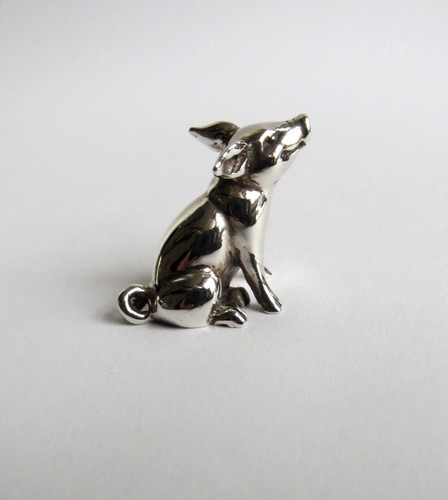 Pig figurine solid sterling - figurine,,