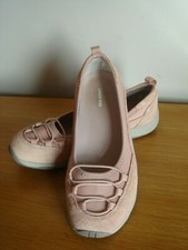 Ladies Pink Suede Lands End