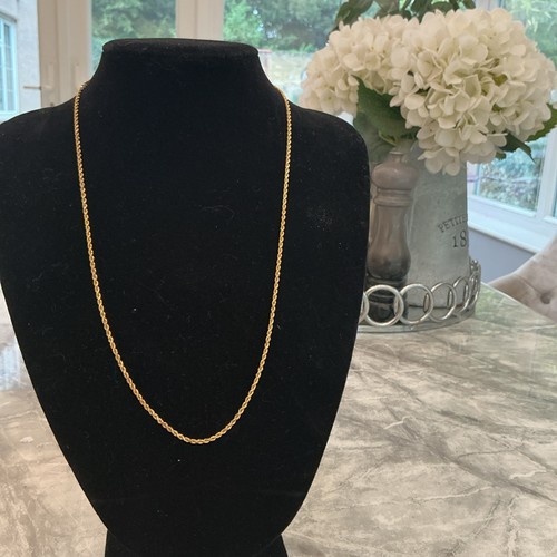 9ct gold rope - 9ct, 375