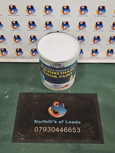 Grey floor paint - grey, litres