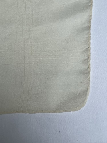 Large vintage ivory white silk - ivory-white,