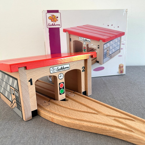 Eichhorn wooden railway engine - eichhorn,