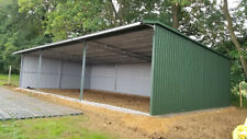 Carport Garage 33x17ft Shelter Shed Farm Building Steel Tractor Storage Stable