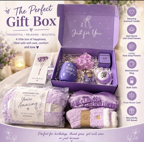 Lavender pamper gift set for - lavender,