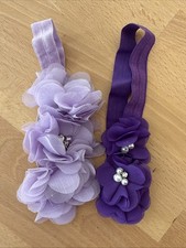 Pack of 2 Headbands for Newborn Baby Girl.