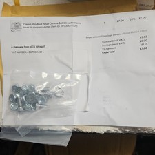 Classic Mini boot hinge