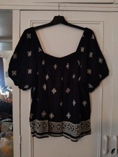 Ladies Gypsy Style Top New Size 22 Shein Curve