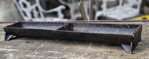 Antique cast iron trough - cast,