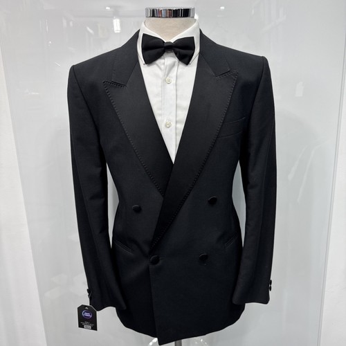 Black wool blend regular - regular, fit