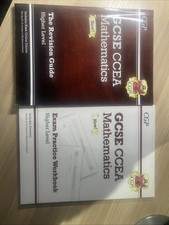 CGP ccea  GCSE Mathematics Higher Level Books X 2   Workbook and Revision Guide