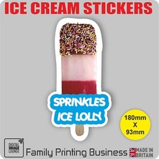 ICE CREAM VAN Stickers - Cones