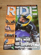 RIDE MOTORCYCLE MAGAZINE JUL 01, DUCATI ST4S, SUZUKI GSX-R600,KAWASAKI ZZ-R1100