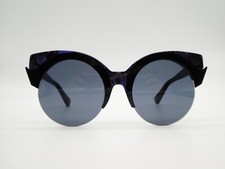 Luisa Leitao Lash Sunglasses Purple Marble Butterfly Cat Eye Rare New Unworn