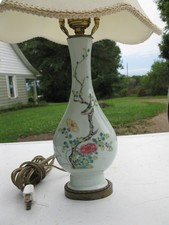 antique Chinese porcelain lamp