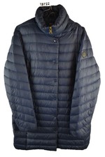 GANT Blue Down Padded Coat size L Womens Long Puffer Jacket Quilted