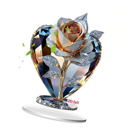 Small acrylic crystal vase - small, in