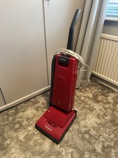 Vintage Hoover Turbopower U2798 Red Vacuum Cleaner,  User`s Manual and spare bag