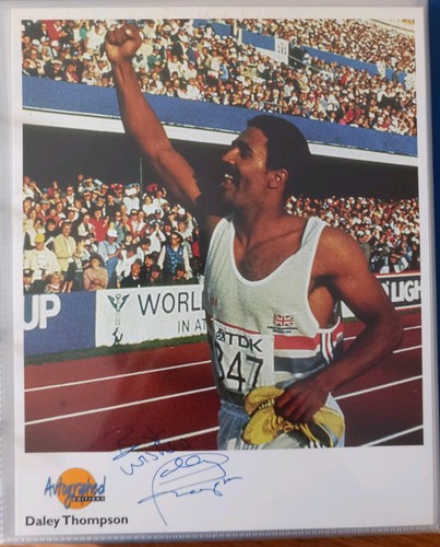 Daley thompson hand - thompson, hand-signed