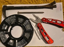 4x Building, camping, fishing