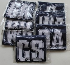 Set of 7 Newitts netball bibs