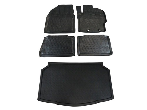 Toyota front rear rubber - front,