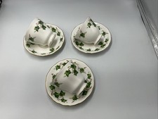 3 x Colclough Ivy Leaf Duos