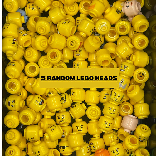 Lego random heads minifigure - 5,