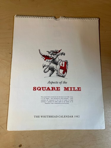 Whitbread calendar 1982 - whitbread,