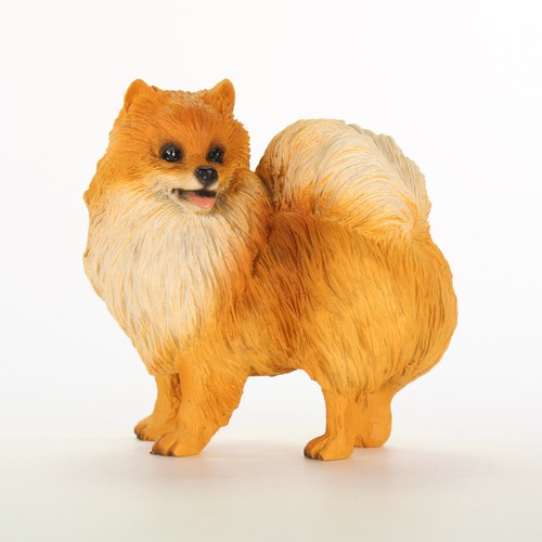 Pomeranian figurine hand - pomeranian,