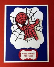 Spider-Man Birthday Card 3-D