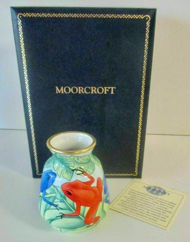 Moorcroft enamel vase poison - moorcroft, ~