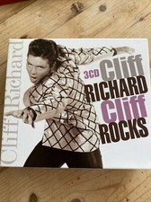CLIFF RICHARD : CLIFF ROCKS 3 X CD BOX SET VGC 11