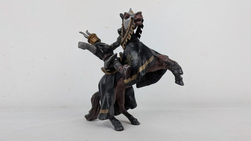 Medieval black knight display - black,