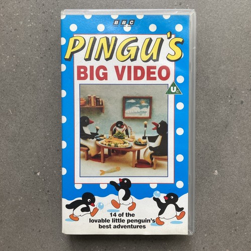 Pingu big video vhs - video, cassette