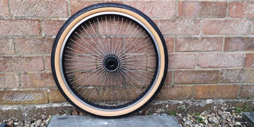 Slick street bmx tyres - slick, black