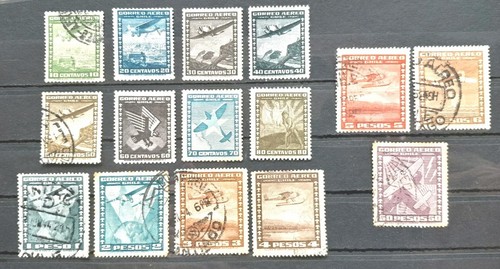 Chile 1934 air stamps - air,