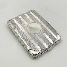 MATCHBOOK HOLDER STERLING SILVER BIRMINGHAM 1926 GEORGE V WILLIAM NEALE