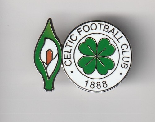 Celtic easter lily lapel - ",