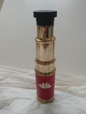 Vintage 1970's Collectible Old Spice After Shave Telescope White Cologne Bottle