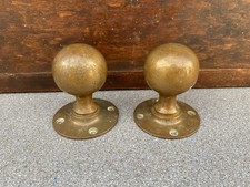 Antique Pair Of Brass Door
