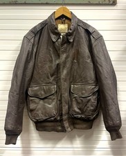 Vintage Avirex A2 Bomber Leather Jacket 
