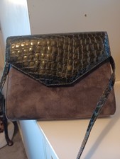 Timothy Hitsman Suede Handbag.