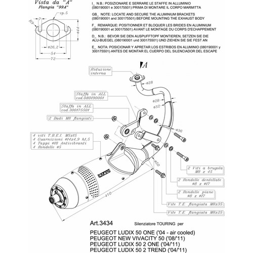 Complete exhaust system - complete,