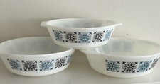 3 X Vintage JAJ Pyrex Chelsea