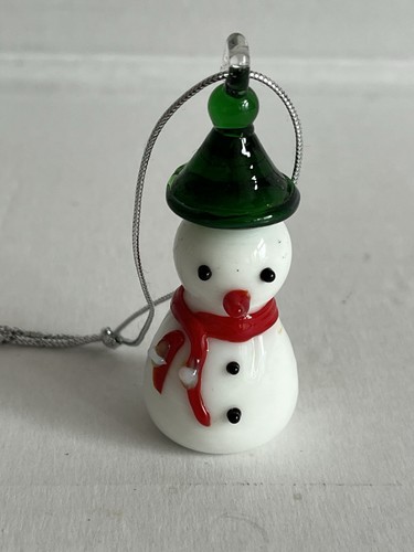 Snowman glass christmas - glass,